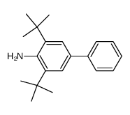 3,5-di-tert-butylbiphenyl-4-ylamine结构式