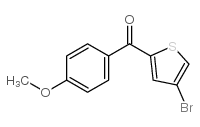 (4-BROMO-2-THIENYL)(4-METHOXYPHENYL)METHANONE Structure