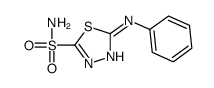 5-anilino-1,3,4-thiadiazole-2-sulfonamide Structure