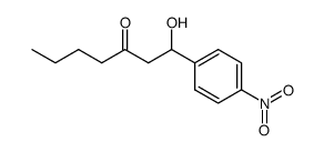 1-(4'-nitrophenyl)-1-hydroxy-3-heptanone Structure