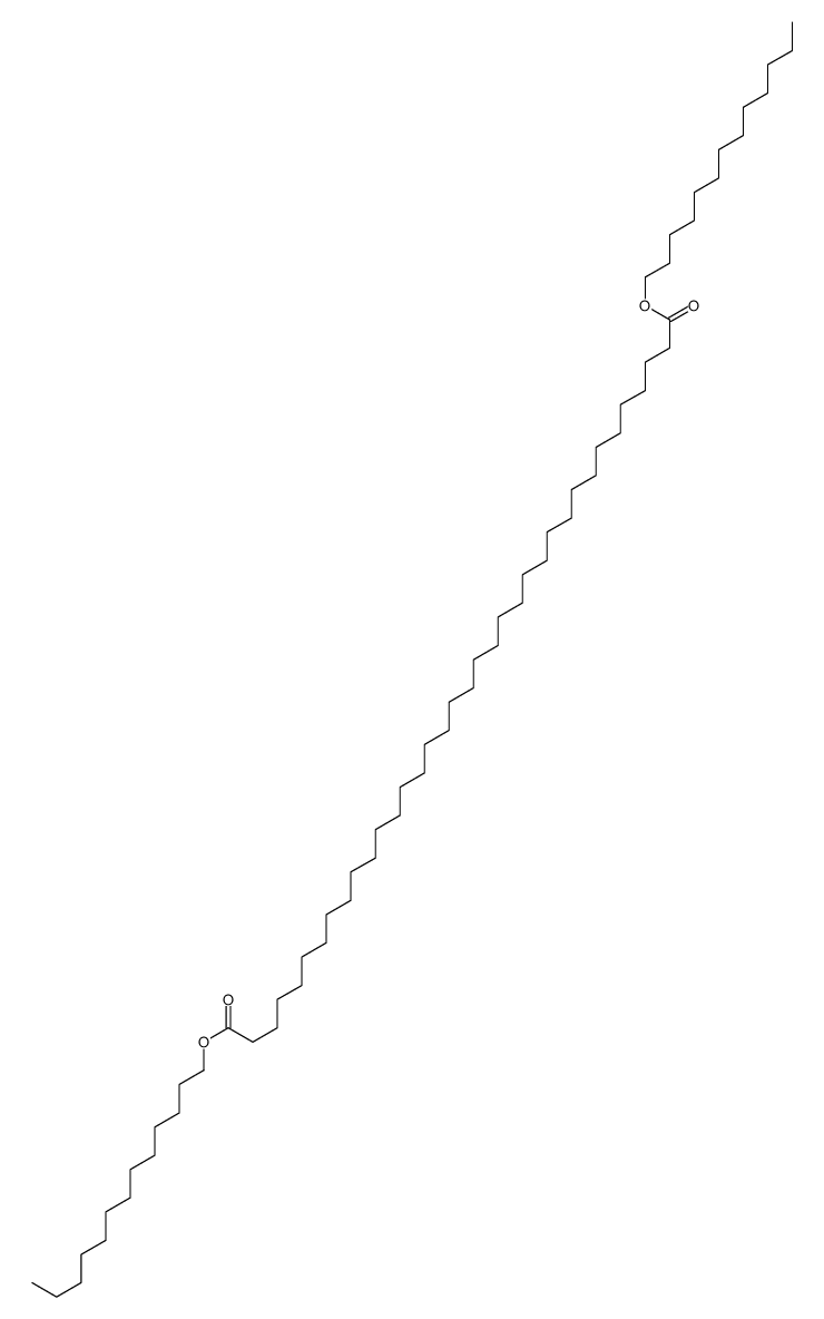 ditridecyl hexatriacontanedioate Structure