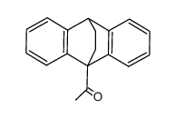 9-Acetyl-9,10-dihydro-9,10-ethano-anthracen结构式