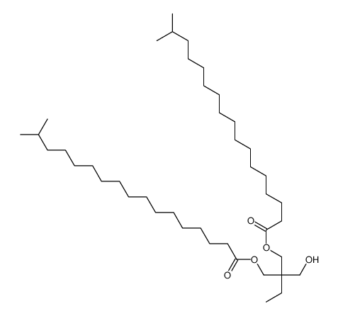 2-ethyl-2-(hydroxymethyl)-1,3-propanediyl bis(isooctadecanoate) structure