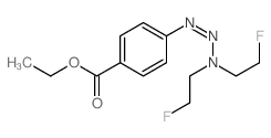 ethyl 4-(bis(2-fluoroethyl)amino)diazenylbenzoate structure