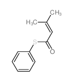 2-Butenethioic acid,3-methyl-, S-phenyl ester picture