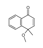 4-methoxy-4-methylnaphthalen-1(4H)-one Structure