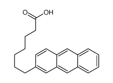 7-anthracen-2-ylheptanoic acid结构式