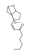 1-(2-methoxy-3,3a,4,5,6,6a-hexahydro-2H-cyclopenta[b]furan-4-yl)oct-1-en-3-one Structure