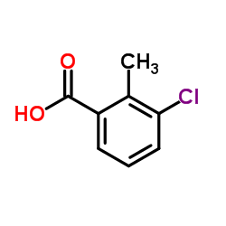 3-Chloro-2-methylbenzoic acid Structure