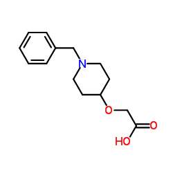 [(1-Benzyl-4-piperidinyl)oxy]acetic acid Structure