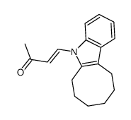 4-(2,3,4,5,6,7-Hexahydro-1H-cyclooct[b]indol-7-yl)-3-buten-2-on结构式