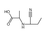 L-Alanine, N-(1-cyanopropyl)-, (S)- (9CI)结构式