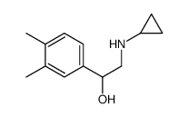 Benzenemethanol, alpha-[(cyclopropylamino)methyl]-3,4-dimethyl- (9CI) Structure