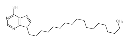 9-octadecyl-3H-purine-6-thione structure