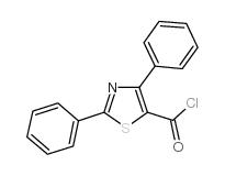 2,4-diphenyl-1,3-thiazole-5-carbonyl chloride Structure