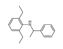 2,6-diethyl-N-(1-phenylethyl)aniline Structure