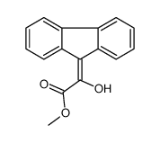 methyl 2-fluoren-9-ylidene-2-hydroxyacetate结构式