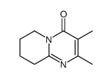 2,3-dimethyl-6,7,8,9-tetrahydropyrido[1,2-a]pyrimidin-4-one结构式