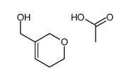 acetic acid,3,6-dihydro-2H-pyran-5-ylmethanol结构式