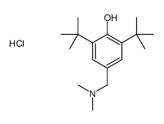 2,6-ditert-butyl-4-[(dimethylamino)methyl]phenol,hydrochloride Structure