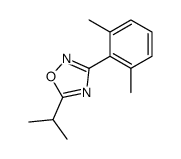 3-(2,6-dimethylphenyl)-5-propan-2-yl-1,2,4-oxadiazole Structure