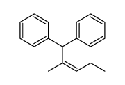 (2-methyl-1-phenylpent-2-enyl)benzene Structure