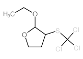 Furan,2-ethoxytetrahydro-3-[(trichloromethyl)thio]- Structure