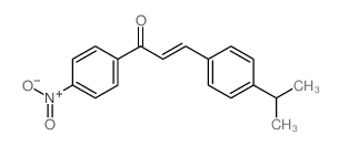 (E)-1-(4-nitrophenyl)-3-(4-propan-2-ylphenyl)prop-2-en-1-one picture