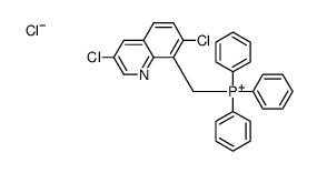 (3,7-dichloroquinolin-8-yl)methyl-triphenylphosphanium,chloride结构式