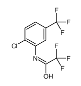 N-[2-chloro-5-(trifluoromethyl)phenyl]-2,2,2-trifluoroacetamide结构式