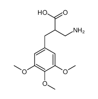 2-(aminomethyl)-3-(3,4,5-trimethoxyphenyl)propanoic acid Structure