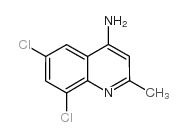 6,8-dichloro-2-methylquinolin-4-amine structure