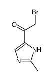 Ethanone, 2-bromo-1-(2-methyl-1H-imidazol-4-yl)- (9CI) Structure