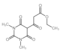 ethyl 3-(1,3-dimethyl-2,4,6-trioxo-1,3-diazinan-5-yl)-3-oxo-propanoate结构式