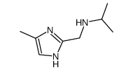 Isopropyl-(4-methyl-1H-imidazol-2-ylmethyl)-amine structure