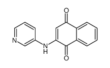 2-(pyridin-3-ylamino)naphthalene-1,4-dione Structure