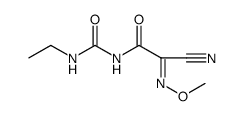 (2Z)-2-cyano-N-(ethylcarbamoyl)-2-methoxyimino-acetamide structure