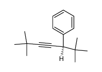 (R)-(2,2,6,6-tetramethylhept-4-yn-3-yl)benzene Structure