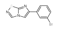 6-(3-bromophenyl)imidazo[1,2-d][1,2,4]thiadiazole结构式