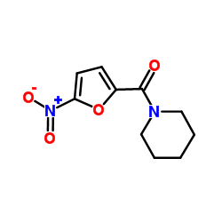 (5-Nitro-2-furyl)(1-piperidinyl)methanone结构式