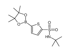 N-tert-butyl-5-(4,4,5,5-tetramethyl-1,3,2-dioxaborolan-2-yl)thiophene-2-sulfonamide picture