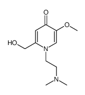 1-(2-Dimethylamino-ethyl)-2-hydroxymethyl-5-methoxy-1H-pyridin-4-one Structure