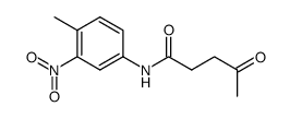 levulinic acid-(4-methyl-3-nitro-anilide) Structure