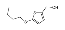 (5-butylsulfanylthiophen-2-yl)methanol结构式