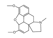 4,5-epoxy-3,6-dimethoxy-17-methyl-14,15-cyclo-13,15-seco-morphin-6-ene Structure