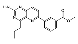 4-n-propyl-6-(3-methoxycarbonylphenyl)pyrido[3,2-d]pyrimidin-2-ylamine结构式