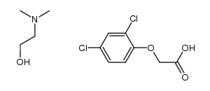 2,4-dichlorophenoxyacetic acid dimethylethanolamine结构式