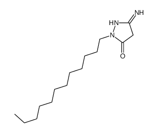 5-Amino-2-dodecyl-2,4-dihydro-3H-pyrazol-3-one Structure