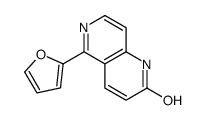 5-(furan-2-yl)-1H-1,6-naphthyridin-2-one结构式