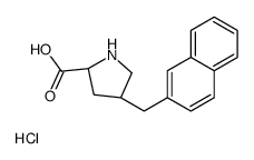 (2S,4R)-4-(NAPHTHALEN-2-YLMETHYL)PYRROLIDINE-2-CARBOXYLIC ACID HYDROCHLORIDE图片